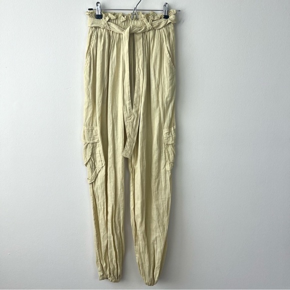 NWT Free People Jen’s Pirate Booty Cotton Gauzy Pants - Picture 1 of 7
